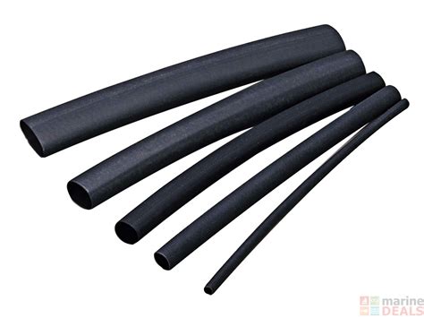 650pcs heat shrink tubing black innhom heat shrink tube wire shrink wrap ul approved ratio 2:1 electrical cable wire kit set long lasting insulation protection, safe and easy. Buy Abel Heat Shrink Tube Black 1m online at Marine-Deals ...