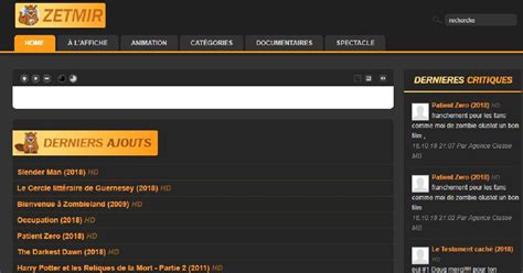 Zetmir Le Site De Streaming Pour Regarder Des Films Français En Hd