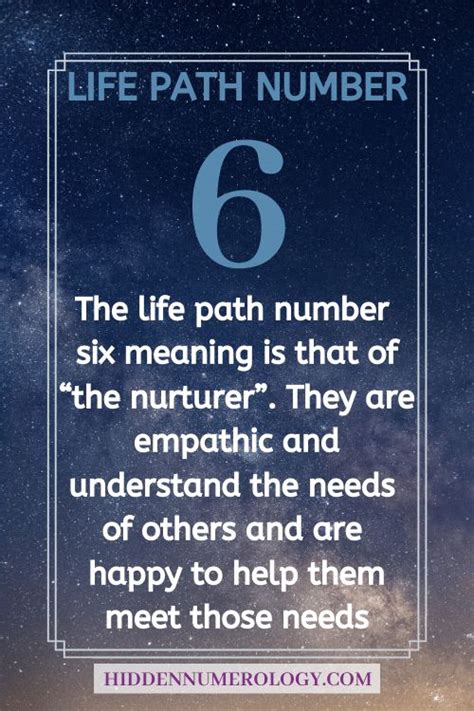 With family as your number 1 priority, you're always committed and dedicated, looking ahead to the future and planning accordingly. Life Path Number 6 in 2020 | Life path number, Numerology ...