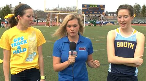 In Focus Hannah And Haley Meier Grosse Pointe South Track Youtube