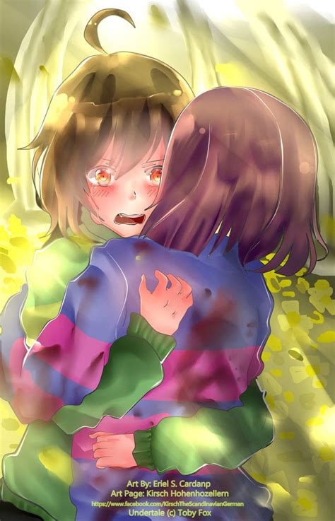 Charisk Chara X Frisk By Glitterati24 On Deviantart Anime Undertale