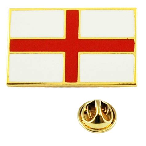 England Flag St Georges Cross Lapel Pin Badge From Ties Planet Uk