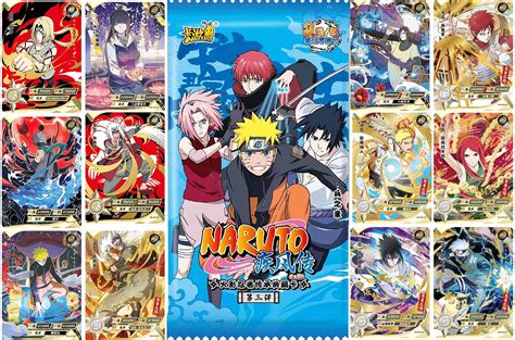 Buy Uiwhkll Naruto Cards Ninja Cards Booster Box Officially