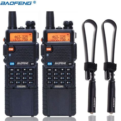 2pcs Baofeng Uv 5r 8w High Power Tri Power 1w4w8w Portable Dual Band Two Way Radio 3800mah