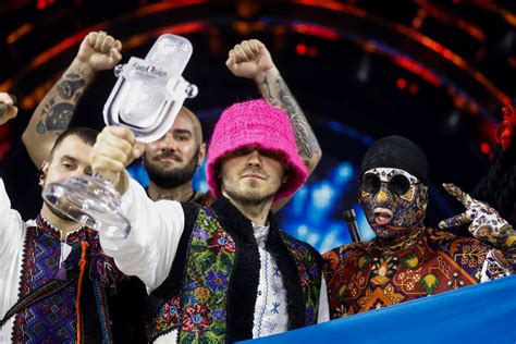 ukrainian band kalush orchestra wins eurovision song contest amid war the globe and mail
