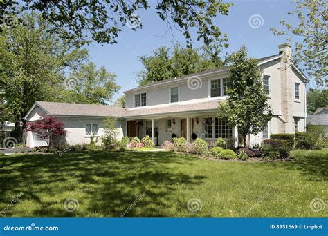 Suburban Home In Spring Royalty Free Stock Images Image 8951669