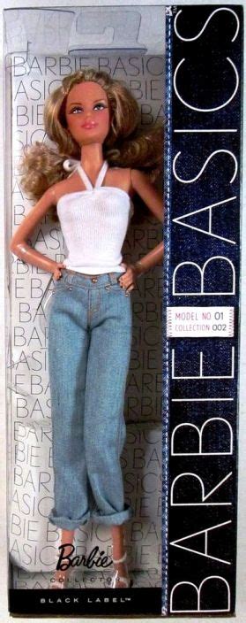 Barbie Basics Model No 01 Collection 002 “the Denim Look White Halter Top” “adult Collector