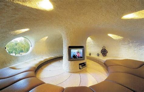 Modern Design Javier Senosiain Nautilus House Mid Century Interior