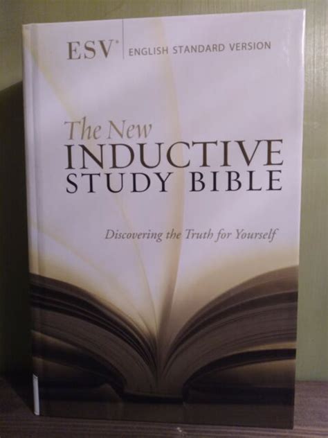 The New Inductive Study Bible Esv By Precept Ministries International