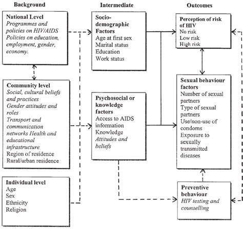 A Conceptual Framework For The Study Of Perception Of Risk Of Hiv