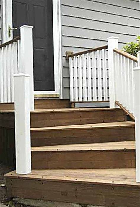 Amazing Wooden Stairs For Your Home 09 Exterior Stairs Front Porch