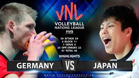 Germany vs Japan | Highlights Men's VNL 2019 - YouTube