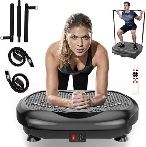 Vibration Plate Exercise Machine Whole Body Workout Vibration Fitness