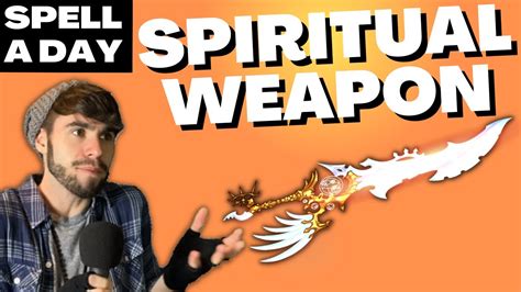 Spiritual Weapon Bonus Action Divine Weapon Spell A Day Dandd 5e 2