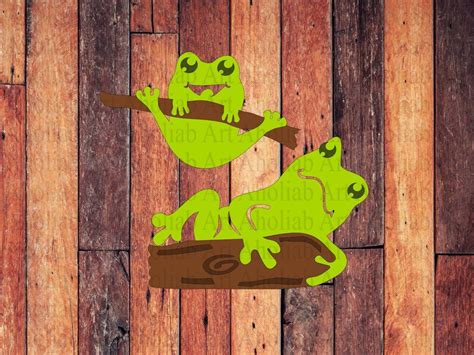 Happy Frogs Svg Cut File Cricut Layered Little Frogs Etsy