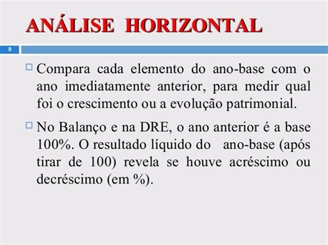 aula 4 analise vertical e horizontal