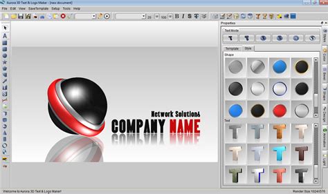 Easy 3d Text Logo Maker Screenshot Aurora3d Software