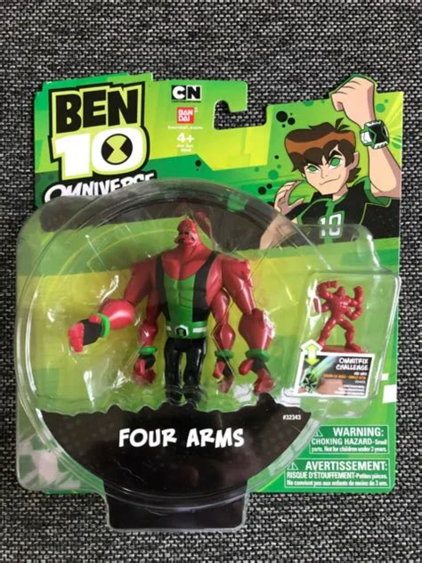 Ben 10 Omniverse 4 Inch Four Arms Ben Tennyson Action Figure Toy Bandai