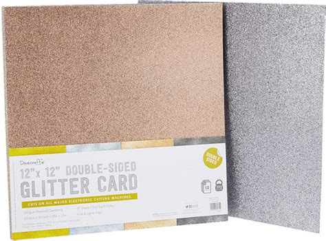 Dovecraft Essentials 12 X 12 Double Sided Glitter Bumper Pack