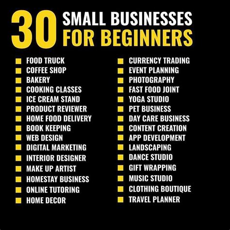 30 Small Business For Beginners Follow Me On Instagram Tipsfreetips