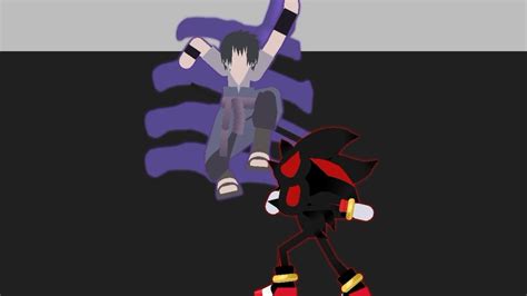 Shadow Vs Sasuke Animation Youtube