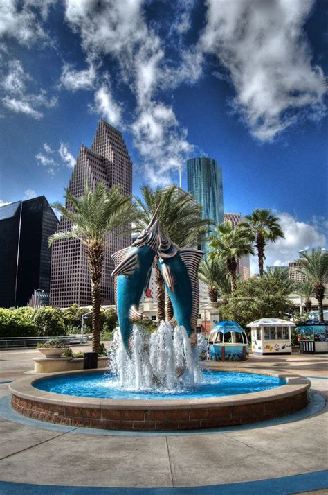 Houston Texas Taken From The Downtown Aquarium Hdr By Nat1874
