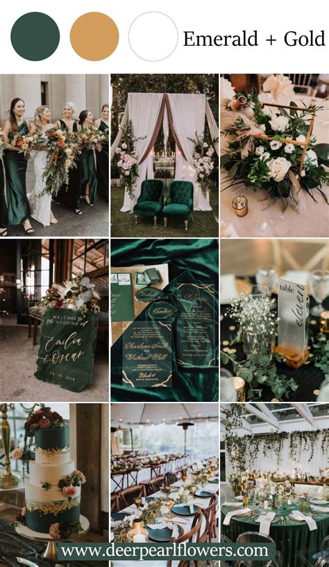25 Emerald Green And Gold Wedding Theme Ideas 2023