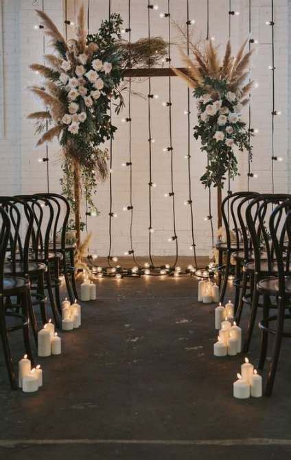 New Wedding Arch Decorations With Lights Ideas Wedding Arch Flowers