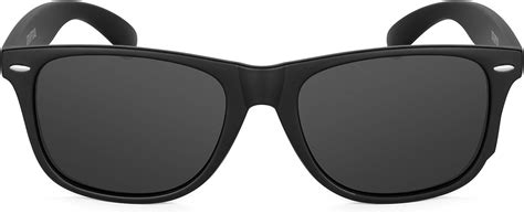Xxl Mens Extra Large Wayfarer Polarized Sunglasses For Big Wide Heads 150mm Black Black