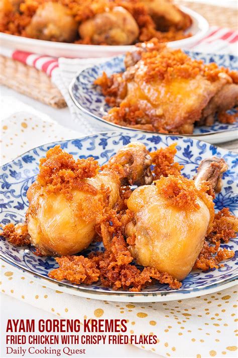 Lihat juga resep ayam krispi pedas enak lainnya. Ayam Goreng Kremes - Fried Chicken with Crispy Spiced ...