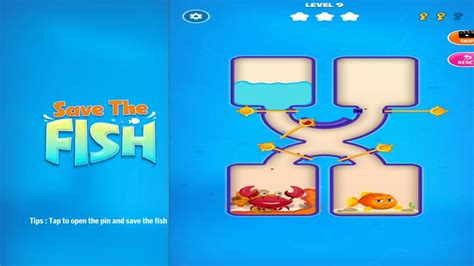 Save The Fish Pull The Pin Game 2020 Android Best Gameplay Youtube