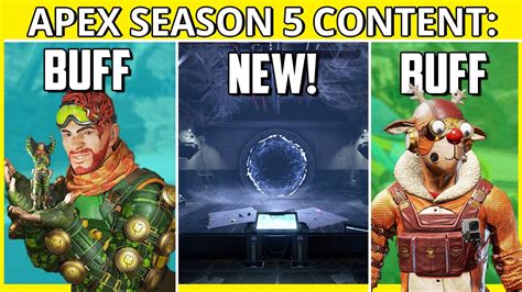 All Known Season 5 Buffs Nerfs And Features Coming To Apex Legends