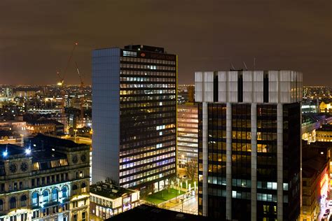 Manchester At Night Richard Aldred