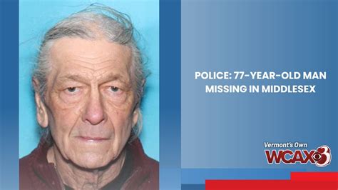 police 77 year old man missing in middlesex youtube