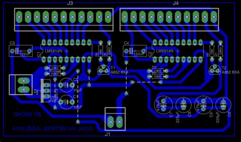 Circuit diagram and working explanation: Lm3915 Vu Meter 20 Led - PCB Designs