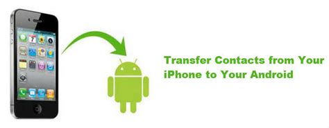 How To Transfer Contacts From Iphone To Android In Minutes
