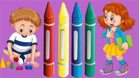 Red And Yellow Blue And Green Color Song Nursery Rhymes And Kids Songs