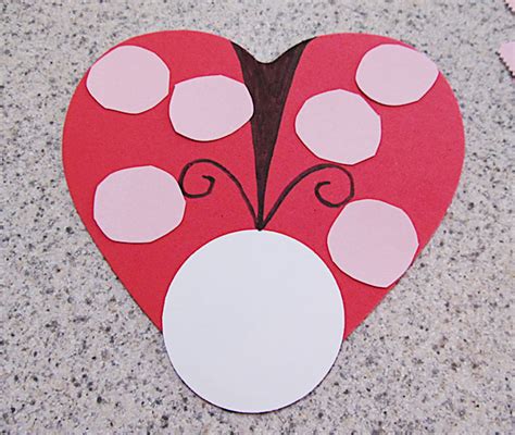 Heart Shaped Ladybug Craft For Valentines Day Woo Jr Kids Activities