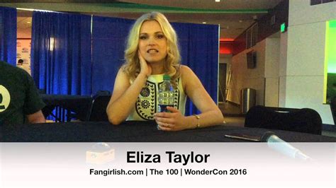 The 100 Wondercon 2016 Eliza Taylor Youtube