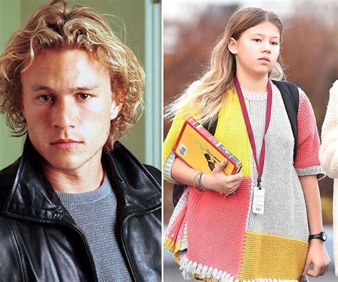 Heath Ledgers Daughter Matilda Looks Just Like Him In Rare Photos