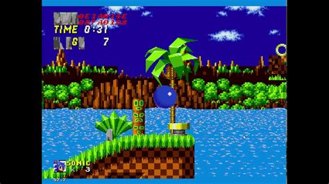 Sonic 2 Nick Arcade Green Hill Zone Act 1 Collision Fixed Youtube
