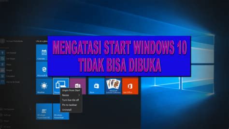 Maybe you would like to learn more about one of these? Windows10 Tidak.dapat Star : 100 Solusi Mengatasi Start ...