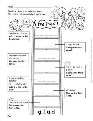 405,746 plays grade 1 (3673) word scramble Feelings Word Ladder (Grades 1-2) | salwa | Pinterest | Word ladders, Resource teacher and Word ...
