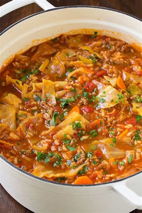 Hamburger Cabbage Soup Low Carb Cabbage Soup Recipe Montana Happy