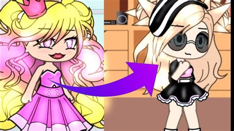 Giving A Spoiled Brat A Makeover Gacha Life Youtube