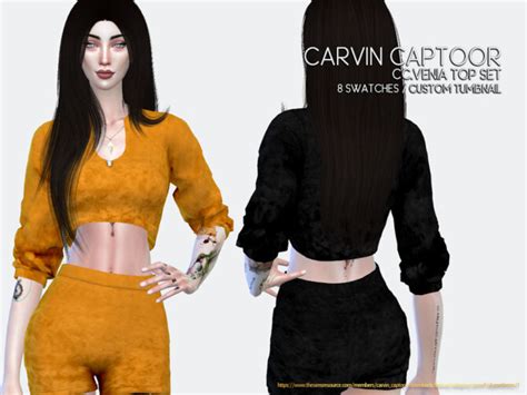 Venia Top Set By Carvin Captoor At Tsr Sims 4 Updates