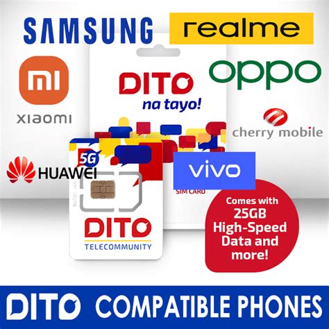 Dito Compatible Phones Xiaomi Realme Oppo Samsung Vivo And More