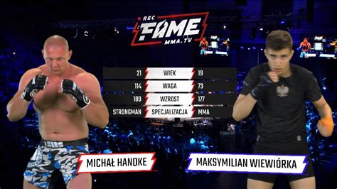 Check spelling or type a new query. FAME MMA 1: Michał Handke vs Maksymilian "Wiewiór ...