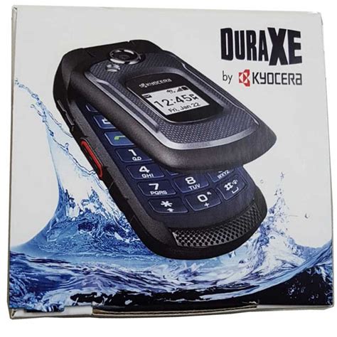 Kyocera Duraxe E4710 Gsm Unlocked 4g 5mp Camera Rugged Flip Phone Black