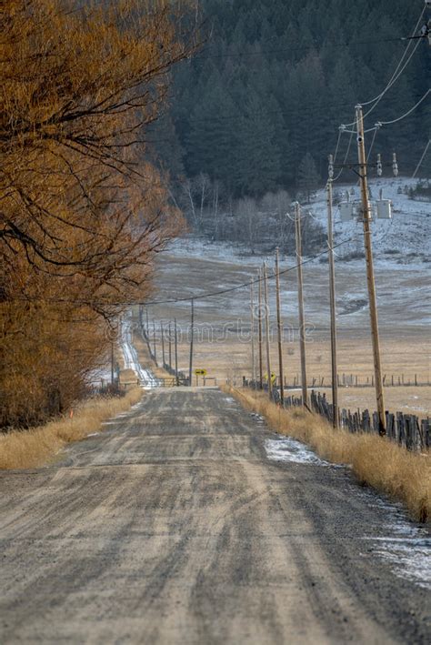 Rustic Dirt Road Leads Through The Country Stock Image Image Of